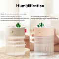 Miniatyrbilde 4 av 5: Mini plante-luftfukter, trådløs luftfukter, med 2 tåkemoduser, 2 nattlysmoduser, egnet for baby