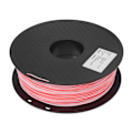Miniatyrbillede 2 af 8: 3D-printer filament 1,75 mm rød hvid dobbelt farve filament PLA filament forbrugsmateriale til model DIY