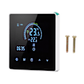 Miniatyrbilde 1 av 8: 3A Smart Termostat Intelligent Touch Fargeskjerm LCD Display Termostat Vannvarmer Kjele for Hjemmekontor Kjøpesenter Butikk Hvit WiFi-modell