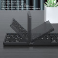 Miniatyrbild 4 av 5: Vikbar Bluetooth-tangentbord med numeriskt tangentbord 81 tangenter Batteridriven Typ C-gränssnitt Fickstorlek Bluetooth-tangentbord för PC