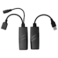 Miniatyrbilde 6 av 8: Nettverksutvidelseskabel USB2.0 til RJ45 Adapter Converter Extender CAT5E / CAT6 100-240VUS Plug