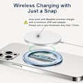 Miniatyrbilde 3 av 5: Silikon grep telefonholder for iPhone 14/13/12 Pro/Max/Plus med Magsafe og magnetisk ring