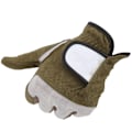 Miniatyrbillede 6 af 8: Venstrehånds golfhandsker i mikrofiber, svedabsorberende, bløde, åndbare golfhandsker, armygrøn 25#