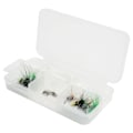 Miniatyrbilde 2 av 8: Fluefiske Fluer Kit Fluefiske Agnsats med Kasterkrok Svivel Plastperler Oppbevaringsboks