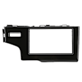 Miniatyrbillede 2 af 8: 2DIN bilradio fascia central kontrol audio navigation panel udskiftning til Fit Jazz LHD UV sort 2013‑2015