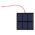 0.7W 1.5V Mini Portabel Solpanel DIY Strömmodul Laddare för 1.2V Batteri med Kabel 70*70MM