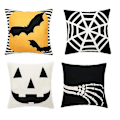 Miniatyrbilde 1 av 4: Halloween Pynteputetrekk Sett med 4, Lin Sofa Seng Putetrekk til Hjemmesofa