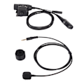Miniatyrbilde 3 av 8: PTT Adapter Bakklemme Bærbar Walkie Talkie Headset Adapter for MOTOROLA Xir P6600 P6620 DP2400 MTP3250