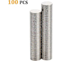 Pikkukuva 2 / 4: 100 kappaletta magneetteja Ultra Magneetti Supermagneetit Kotitalousmagneetit 8x1 mm Minimagneetti