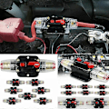 Miniatyrbillede 3 af 5: 20-150amp Strømafbryder Dobbelt Batteri Ip67 12v-24v Sikring Manuel Reset Vandtæt Zekai 30A