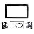 Miniatyrbillede 1 af 8: 2 Din bilradio fascia radio fascia panel ramme sort udskiftning til Citroen Jumper 2006+