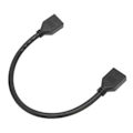 Miniatyrbillede 8 af 8: DP hun til hun forlængerkabel høj opløsning 4Kx2K guldbelagt 30 cm længde 2 porte DP forlænger adapter kabel
