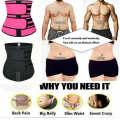Miniatyrbild 2 av 8: Waist trainer Trimmer Bälte Smal Body Shaper Shapewear Kvinnor Viktminskning Lumbal Shaper Träning Trimmer Bälte