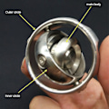 Miniatyrbild 2 av 5: Gyroscope i metall, leksak för vuxna, Anti-stress fingerrotationsgyro, Fingerdekompression