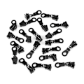 Miniatyrbild 5 av 5: Dragkedjereparationsersättning, 20 st Metal Alloy Dragkedjesliders Storlek 5 Dragkedjesliders Ersättningskit (Svart)