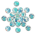 Miniatyrbild 3 av 5: 4 x 20 stycken Glas Havsfisk Flatback Scrapbooking Kupol för Hantverkstillbehör