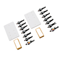 Miniatyrbillede 3 af 8: Kiste Dans Model Begravelse Action Figurer Kiste Mennesker Figurer Sæt 2stk Kiste med 14stk Mennesker Figurer