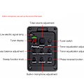 Miniatyrbild 7 av 8: Gitarrförförstärkare EQ Tuner Piezo Pickup Beat Gitarrdelar Tillbehör