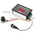 Miniatyrbilde 2 av 7: DC 6-60V 12V 24V 36V 48V 30A PWM DC motorhastighetsregulator start stopp bryter-1 stk