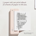 Miniatyrbillede 3 af 4: Hprt Mt810 2 stk. A4 Termisk Papirrulle kompatibel Mt810 Termisk Printer BPA-fri 10 Billeder Langtidsholdbar Perfekt kompatibel Foto Billede Kvittering Memo Pd