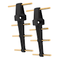 Miniatyrbilde 5 av 8: 2,4 GHz Drone Fjernkontroll Signal Extender Forsterker Antenne for FPV Combo Controller 2 Black