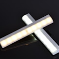 Miniatyrbilde 7 av 7: Bevegelsessensorlys med høy lysstyrke LED-lyskontrollsensor Skap Garderobe Lampe for soverom Gult lys (varm hvit)