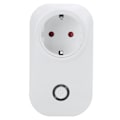 Miniatyrbillede 1 af 8: WiFi Smart Socket Mobiltelefon APP Fjernbetjening Timerudtag til hjemmet 90-250VEU stik