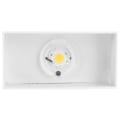 Miniatyrbillede 8 af 8: LED væglampe 7W indendørs firkantet lampe Soveværelse Gang Veranda Balkon Dekoration 100265V (Hvid ShellVarmt lys)