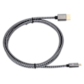 Miniatyrbillede 2 af 8: Micro HDMI til HDMI HD videokabel flettet net computerforbindelsestilbehør 1,5 meter