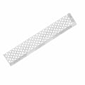 Miniatyrbillede 2 af 8: Rhinestone Maleri Lineal i Rustfrit Stål Tomme Gitre Point Drill Pen Lineal til 5D DIY138MM