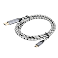 Pikkukuva 1 / 8: HD-videokaapeli punottu TypeC - DP 8K Displayport1.4 -tekniikkasovitin 2 metriä T0404