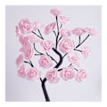 Miniatyrbild 3 av 8: LED bordslampa Bonsai-träd USB-trädlampa Jul sovrumsdekoration Bordsnattlampa Rosa 24 lampor Ros