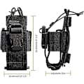 Miniatyrbillede 2 af 4: Taktisk Walkie Talkie Holster - Sort