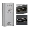 Miniatyrbillede 2 af 8: Type-C hun til HD Multimedia Interface hun-adapter 4K ved 60Hz-adaptere til Windows/Android/OS X