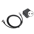 Miniatyrbilde 1 av 8: HD Multimedia Interface TV-dokk 3 i 1 4K laderdokkadapter med USB 3.0-port for Switch OLED Smartphone 100‑240V EU-plugg