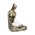 Miniatyrbilde 7 av 8: Lysestake Yoga Resin Meditasjonsskulptur med Elektronisk Lys for Hjemmekontor Dekorasjon OrnamentSCS- RC007-A2