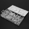 Miniatyrbillede 5 af 8: 200 stk/sæt Forlængerspænding Kompressionsfjeder Sortiment Metalfjedresæt