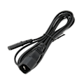 Miniatyrbillede 2 af 8: IEC320 C14 til C7 ledning han til hun strømadapter kabel til LCD-skærm Printer Digitalkamera 6,6 fod
