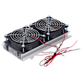 Miniatyrbild 1 av 8: Halvledarkylning Dubbelkärnig Elektronisk Kylare Kylsystem DC12V 120W