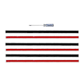 Miniatyrbilde 1 av 5: Myk plysstripe for V7 V8 V10 V11 støvsugerfester rullebørste - 7 stk