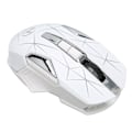 Miniatyrbillede 7 af 8: Trådløs mus 2.4G Trådløs Ergonomisk Design 3 DPI skridsikker rulle USB Genopladelig gamingmus til pc Bærbar computer Hvid