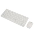 Pikkukuva 3 / 8: 2.4G langaton näppäimistöhiirisarja set suojalla USB vastaanotin kannettavaan toimistopeliin Plug and Play (White K&#8209;03)