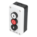 Miniatyrbild 4 av 8: Momentan Switch Station Box Upp och Ned Stop Kontroll Tryckknapp för Vinsch Roller Door Lastbil BakgavellyftSGKJ-3N