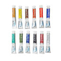 Miniatyrbillede 1 af 8: Vandfarve Maling 12 Farver 9ml Tube Lys Vibrerende Flot Transparens Akvarel Maling Sæt til Kunstner Maleri