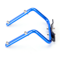 Miniatyrbillede 1 af 8: Cykelsæde Pinde Flaskeholder Konverter Cykelsadel Ryg Dobbelt Vandflaskeholder Adapter Blå