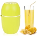 Miniatyrbillede 1 af 5: Manuel Citrus Juicer Citronpresser, Manuel Presser med Dobbelt Formål, Citron/Lime/Appelsin/Grapefrugtpresser - Gul