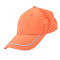 Miniatyrbillede 4 af 8: Golf Net Cap - Fuld Bomuld Åndbar Solblok Justerbar Svedabsorption Foring Hat til Udendørsaktiviteter Orange