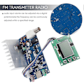 Miniatyrbillede 4 af 4: Samlet 0.5W-7W FM Sender Radiostation PLL Stereo Digital Frekvens + LCD Digital Display A