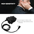Pikkukuva 8 / 8: K Head Military Waterproof PTT Adapter Walkie Talkie Microphone Headset Kuulokkeet