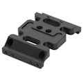 Miniatyrbillede 3 af 8: 313mm Akselafstand Gearkasse Chassis Ramme Opgradering Tilbehør til 1/10 RC Bil ModelSort